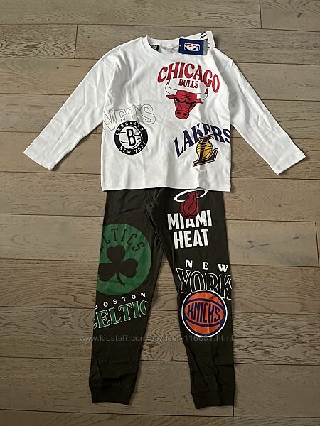 Піжама пижама Zara 8 р 128 см NBA