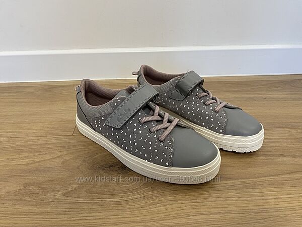 Кросівки натуральна шкіра Clarks 34 р 21,5-22 см