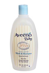 Детское мыло и шампунь 2 в 1 Aveeno