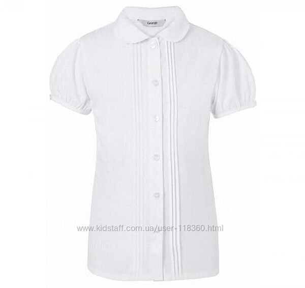 Блузка школьная george 6-7 лет