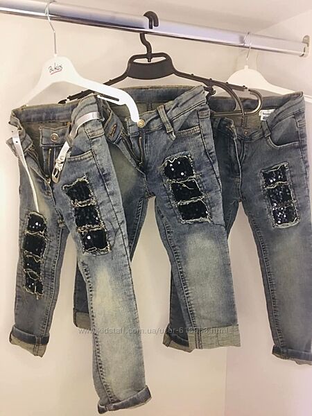 Круті джинси для дівчаток 1 2 3 роки розпродаж -50