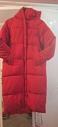 Італійське пухове пальто зефір oversize 