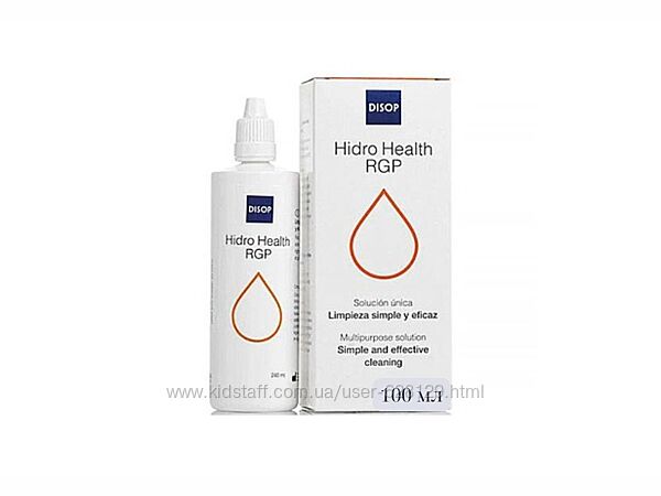 Hidro Health RGP 100мл, Раствор для ЖКЛ, Раствор жесткие контактные линзы 