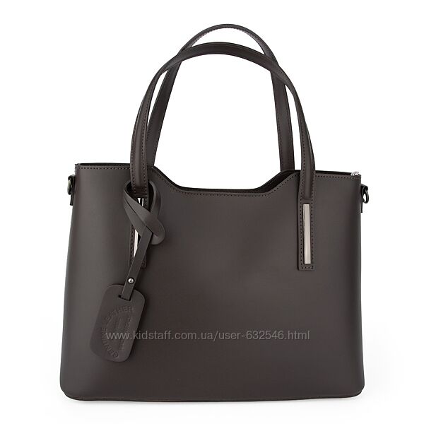 Сумка жіноча шопер шкіряна Virginia Conti велика з 2 ручками
