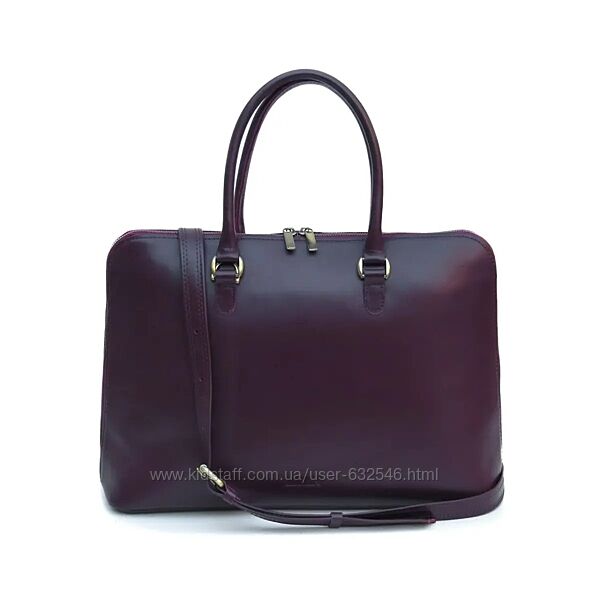 Жіноча ділова сумка зі шкіри на 15.6 дюймів Newery