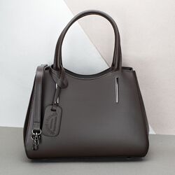 Сумка жіноча шопер шкіряна Virginia Conti велика з 2 ручками