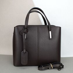 Сумка жіноча шкіряна ділова Virginia Conti велика з 2 ручками