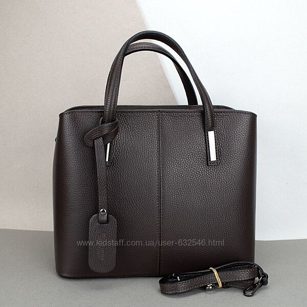 Сумка жіноча шкіряна ділова Virginia Conti велика з 2 ручками
