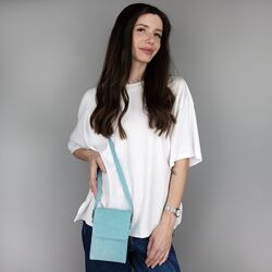 Сумка для телефону жіноча замшева Virginia Conti 