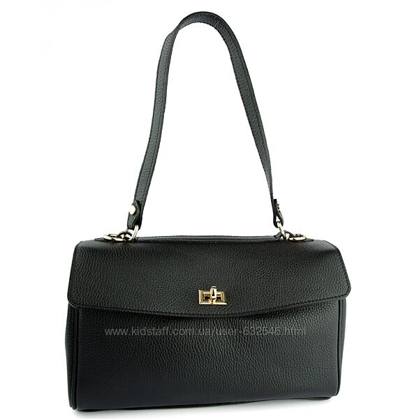 Сумка шкіряна жіноча маленька Virginia Conti на застібці