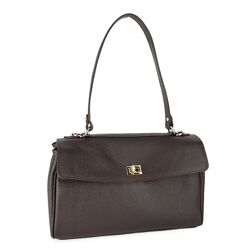 Сумка шкіряна жіноча маленька Virginia Conti на застібці