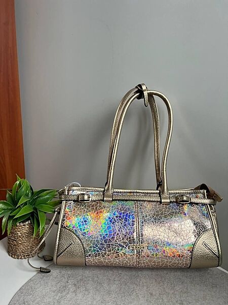 Сумка шкіряна жіноча довгі ручки Karya