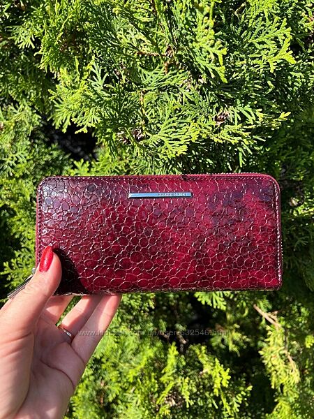 Великі жіночі гаманці на два відділення на блискавці Karya