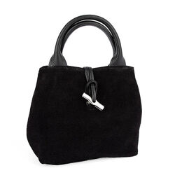 Маленька жіноча замшева сумка Virginia Conti з 2 ручками