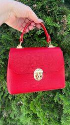 Сумочки жіночі шкіряні флотар з замочком Італія