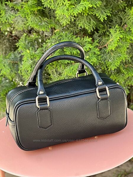 Шкіряні жіночі сумочки бочонок Італія