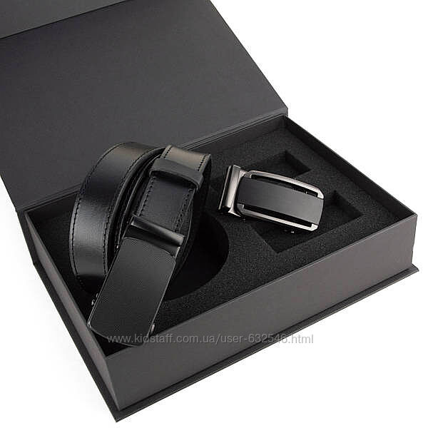 Подарунковий чоловічий набір  ремінь з 2 пряжками