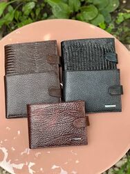 Чоловічі гаманці з натуральної шкіри Karia