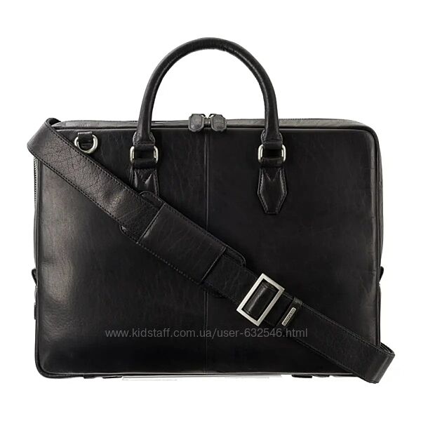 Тонка шкіряна сумка для ноутбука з RFID-захистом Visconti Slim Laptop Case 