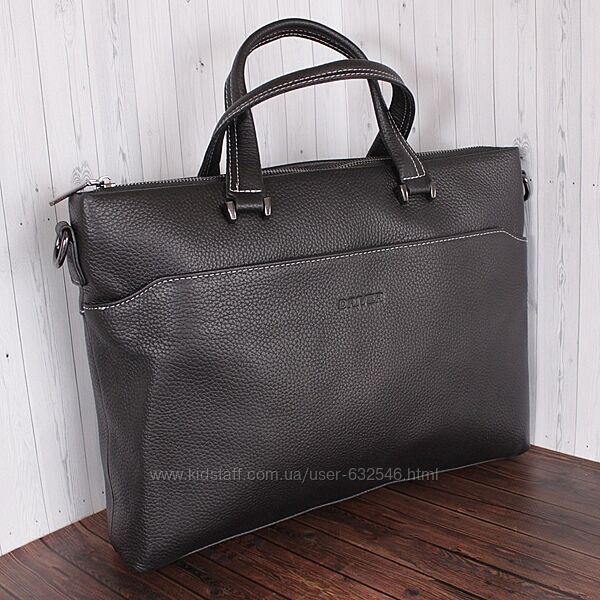 Портфель з натуральної шкіри driver De esse