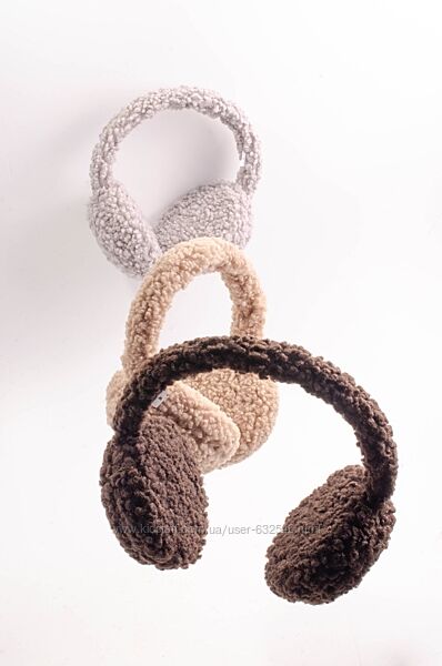 Теплі навушники з хутра Тедді, різні кольори