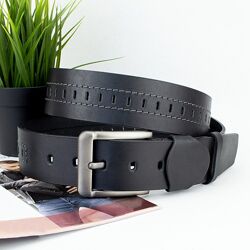 Ремінь чоловічий шкіряний SF широкий 