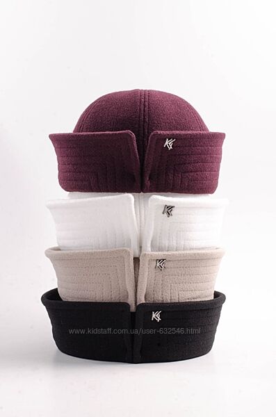 Стильні оригінальні теплі кашемірові жіночі шапочки морячка