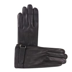 Рукавички чоловічі шкіряні з ремінцем