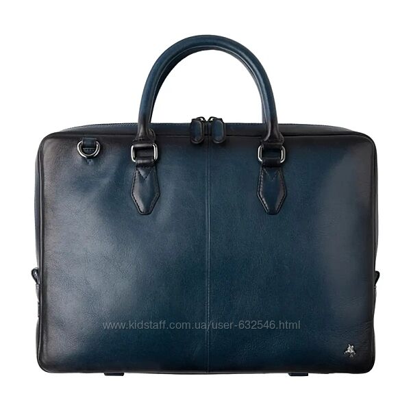 Чоловіча шкіряна сумка для ноутбука 13 Visconti Carl 