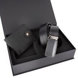Подарунковий чоловічий набір Handycover портмоне та ремінь 