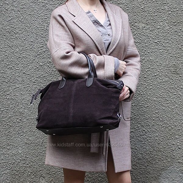 Сумка натуральна замша для жінок De esse