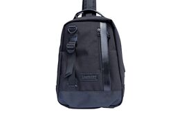 Чоловіча нагрудна сумка з кордури та натуральної шкіри