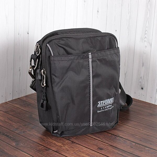 Барсетка чоловіча текстильна Чорна