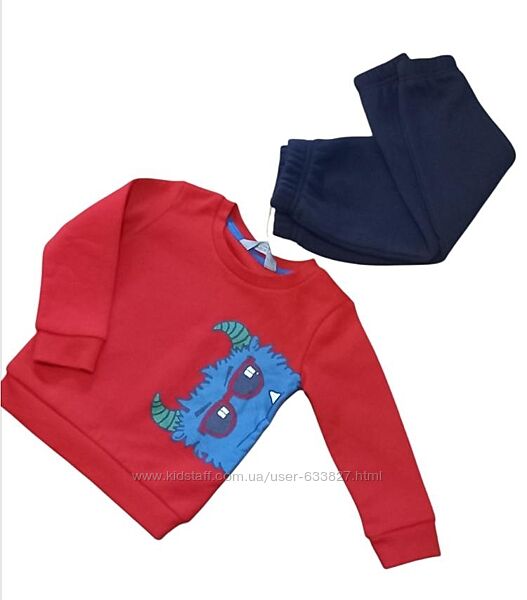 Утеплений костюм для хлопчика Монстрик Primark 80, 86 р