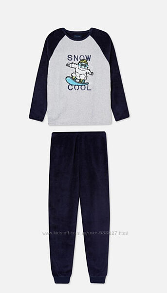 Теплая плюшевая пижама, домашний костюм. Испания