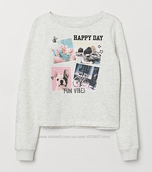 Товстовка з принтом від H&M