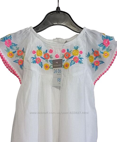 Сукня-вишиванка на дівчинку Primark