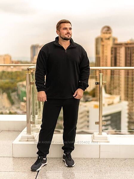 Костюм двусторонний флис Толстовка, штаны Размер l, xl, xxl 