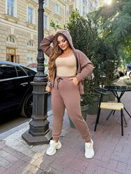 Костюм тринитка хб на флисе Размер50-52, 54-56, 58-60