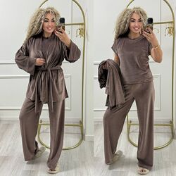 Костюм тройка велюр Размеры 42-44,46-48,50-52,54-56 