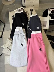 Спортивные штаны тринитка на флисе размер 42-46 48-50. Замеры