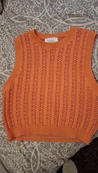Жилетка вязана дівчинці, zara