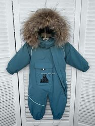 Суцільний зимовий термо комбінезон lassye для хлопчика 74-98