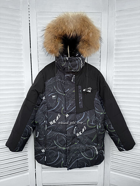 Зимова підліткова куртка для хлопчиків 128-152