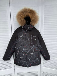 Зимова підліткова куртка для хлопчиків 128-152