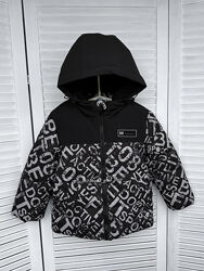 Тепла зимова куртка - пуфер для хлопчиків 110/116