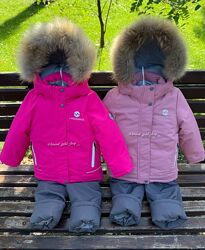 Зимовий термо комплект комбінезон для дівчаток lassye 92-116