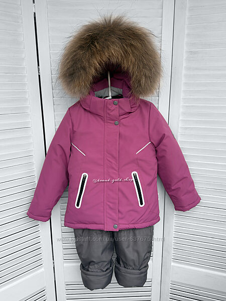 Зимовий термо комплект комбінезон для дівчаток lassye 104-128