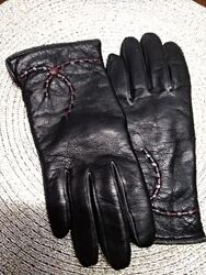 Перчатки кожаные, р.7 и 1/4, из Германии. Новые.