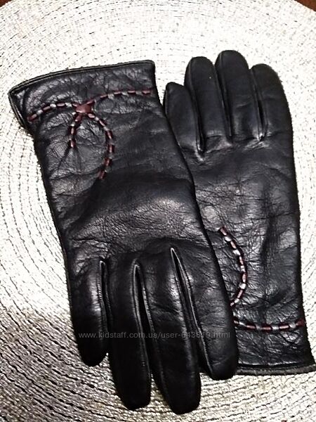 Перчатки кожаные, р.7 и 1/4, из Германии. Новые.